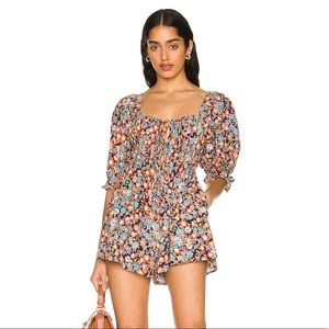 Free People Show Me Love Romper (Blue)